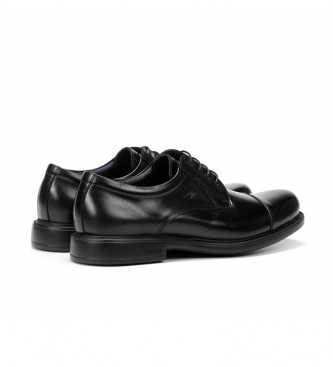 Fluchos Waldo F1097 Sapatos Premium em couro preto