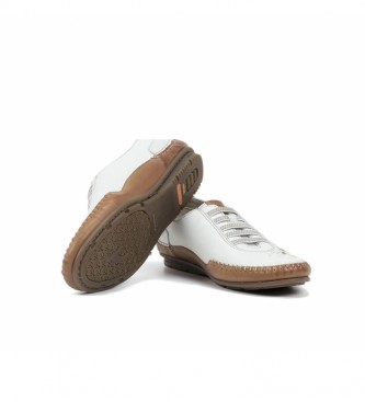 Fluchos Sapatos de Couro F1181 havana branco