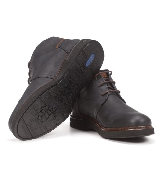 Fluchos Botines de Piel Warrior F1241 negro