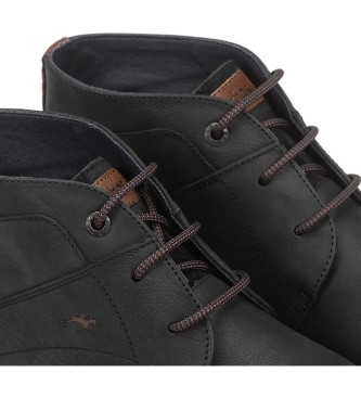 Fluchos Botines de Piel Warrior F1241 negro