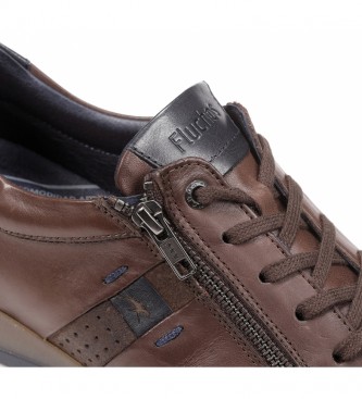 Fluchos Zapatos de piel Daniel F1280 Habana marrón