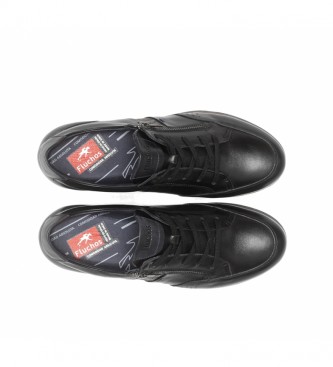 Fluchos Chaussures Daniel F1280 Habana en cuir noir