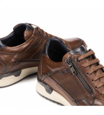 Fluchos Leather sneakers Emory F1294 Havana brown