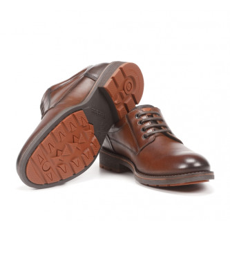 Fluchos Zapatos de piel Terry F1340 marrón