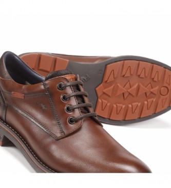Fluchos Zapatos de piel Terry F1340 marrón