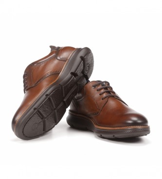 Fluchos Zapatos de piel William F1351 marrón