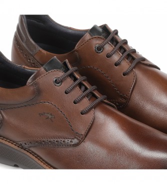 Fluchos Zapatos de piel William F1351 marrón