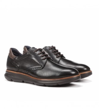 Fluchos William F1351 black leather shoes