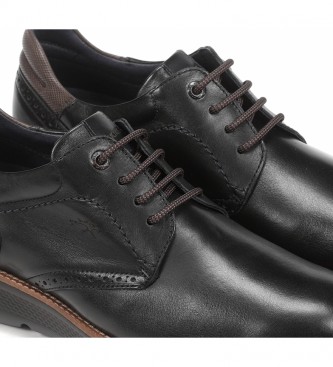 Fluchos William F1351 sapatos de couro preto