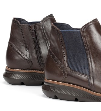 Fluchos Lederstiefelette William F1354 Dunkelbraun