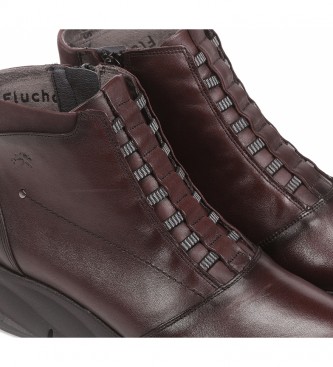 Fluchos Leather ankle boots F1358 Bordeaux