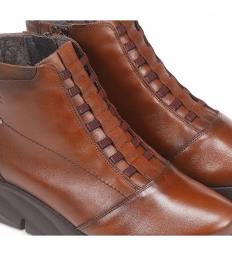 Fluchos Bona F1358 leather ankle boots brown