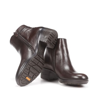 Fluchos Leren enkellaarsjes Aliss F1367 bruin