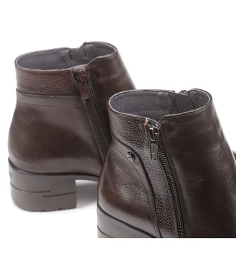 Fluchos Leren enkellaarsjes Aliss F1367 bruin