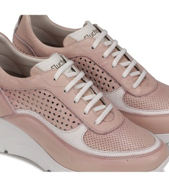 Fluchos Sneakers Olas in pelle rosa