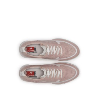 Fluchos Olas pink leather sneakers