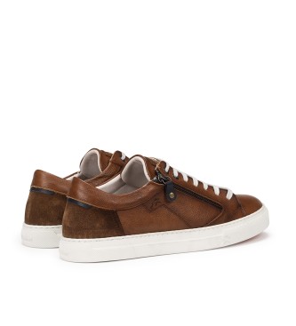 Fluchos Niko brown leather sneakers