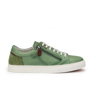 Fluchos Niko sapatos de couro verde