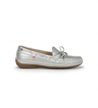 Fluchos Leather loafers F1428 silver
