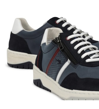 Fluchos Leather Sneakers Roger F1434 navy
