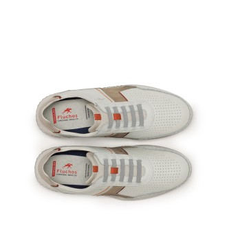 Fluchos Sneakers Yannic in pelle bianca