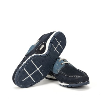 Fluchos Leather Sneakers F1449 navy