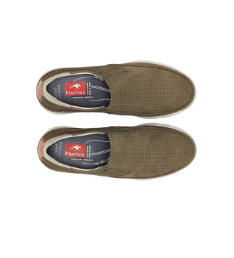 Fluchos Leren schoenen Daryl F1454 bruin