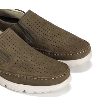 Fluchos Leren schoenen Daryl F1454 bruin