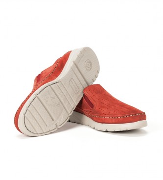 Fluchos Daryl Leather Sneakers red