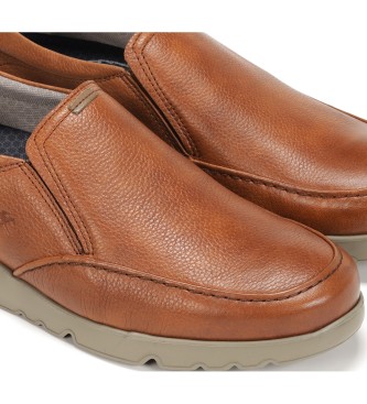 Fluchos Daryl brown leather loafers