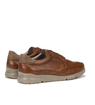 Fluchos Daryl brown leather shoes