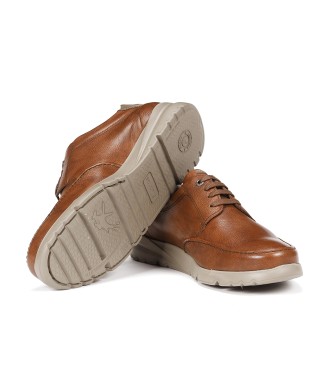 Fluchos Daryl brown leather shoes