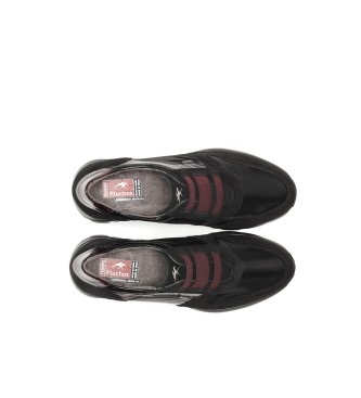 Fluchos Skórzane buty sportowe F1509 czarne