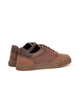 Fluchos Brown leather sneakers F1548