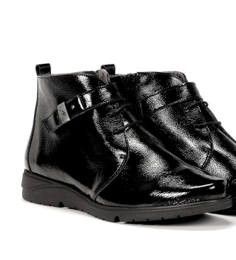 Fluchos Bottines en cuir F1562 noir