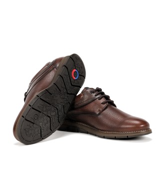 Fluchos Chaussures en cuir marron F1578