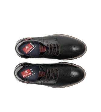 Fluchos Zapatos de piel F1578 Negro