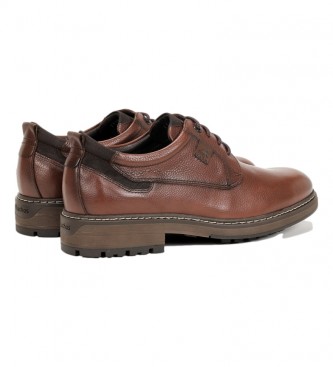 Fluchos Sapatos de couro F1589 Medium Brown