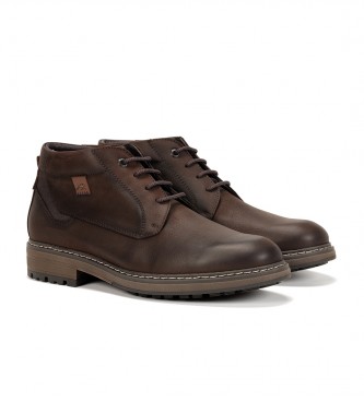 Fluchos Leather ankle boots F1593 Dark brown