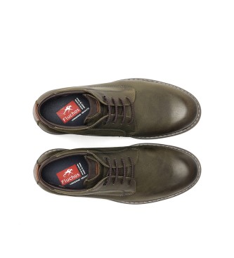 Fluchos Leather ankle boots F1593 khaki