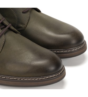 Fluchos Leather ankle boots F1593 khaki