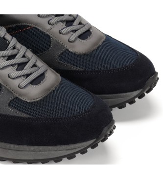 Fluchos Aston Blue Leather Sneakers
