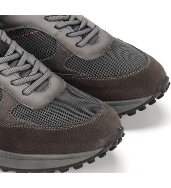 Fluchos Aston Grey leather sneakers