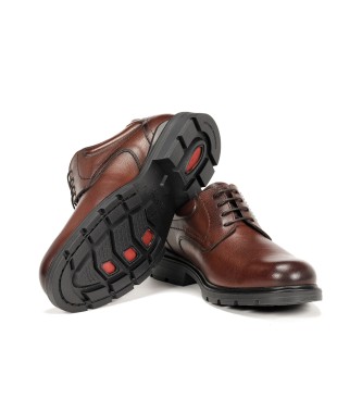 Fluchos Chaussures en cuir F1604 Marron moyen