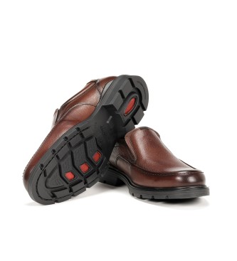 Fluchos Chaussures en cuir F1606 Marron moyen