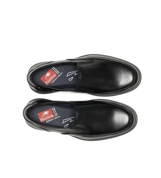 Fluchos Zapatos de piel F1606 Negro