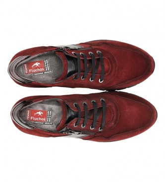 Fluchos Zapatos de piel F1619 Rojo