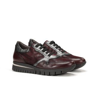 Fluchos Meryl F1623 burgundy leather shoes burgundy