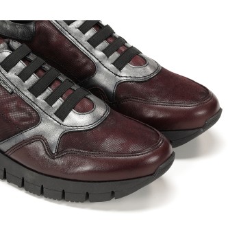 Fluchos Meryl F1623 chaussures en cuir bordeaux bordeaux