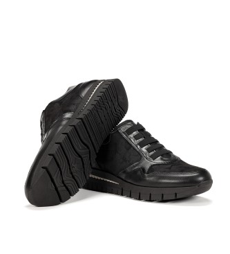 Fluchos Skórzane buty sportowe F1623 czarne